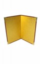 PARAVENTO ORO in carta e legno cm.26x36   PO01