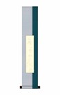 SCROLL PER TANZAKU in seta bicolore blu cm. 15,5X80 TKB01