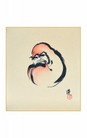 SHIKISHI Daruma  dipinto a mano  cm. 24x27 -S20