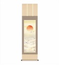 KAKEJIKU GRU E SOLE cm. 44,5X165,0   J0115
