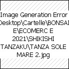 TANZAKU sole e mare dipintoa mano T0
