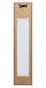 SUPPORTO RIGIDO TANZAKU in seta Marrone/Oro cm.51,4 x 11,5 -TKR02