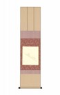 SCROLL  PER SHIKISHI  in seta bordeaux cm.310X1250 -SK04    