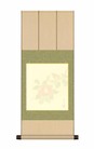 SCROLL PER SHIKISHI in seta Verde cm. 310X750 -SK06 